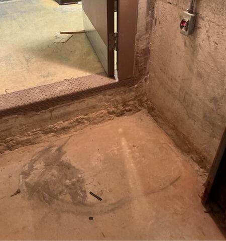 Sump Pump Installation in Sobieski, WI - Before Photo