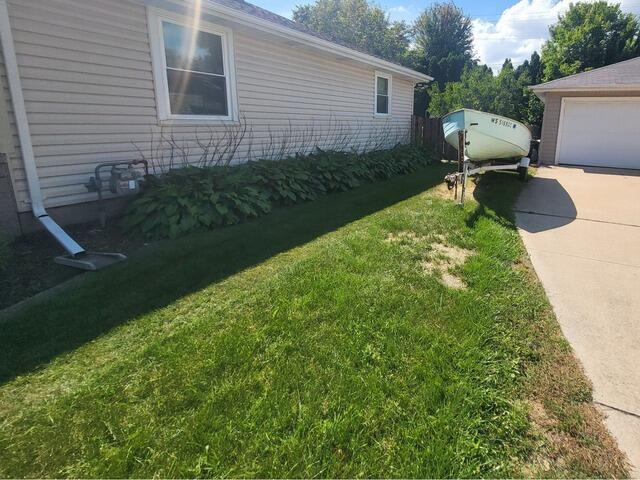 RockWell Egress Window with Cover Installed in Kimberly, WI - Before Photo