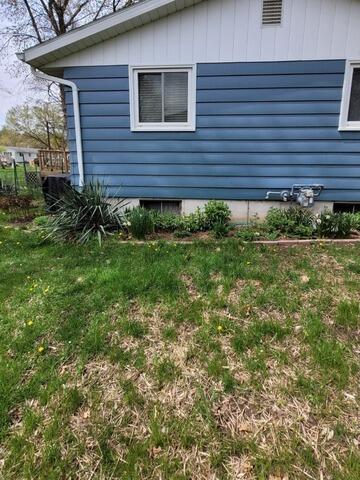 Egress Window Install Improves Safety in Waupaca, WI - Before Photo
