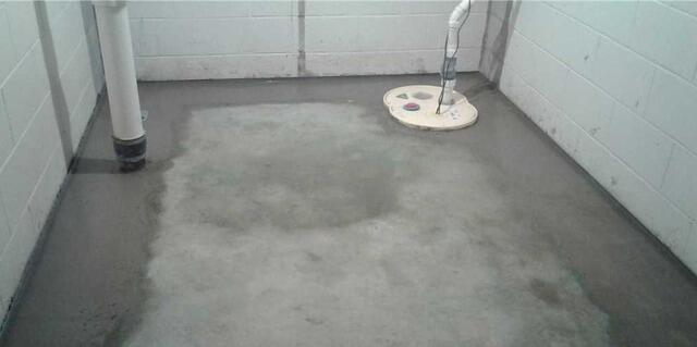 Sump Pump & Interior Drainage System Solves Reoccurring Basement Water Issues in Appleton, WI - After Photo