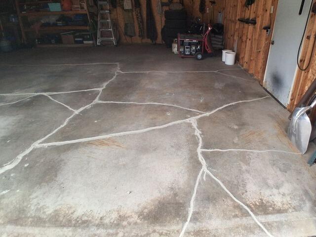 Broken Concrete Garage Floor Repair in Tomahawk, WI - After Photo