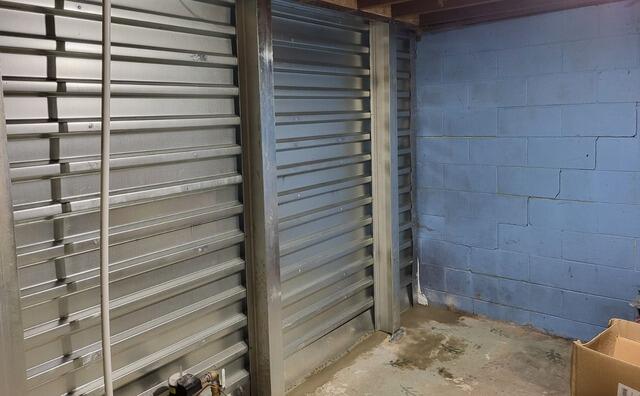 Failing Block Wall Foundation Permanently Stabilized & Repaired in Berlin, WI - After Photo