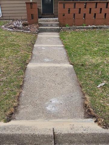 Sunken Concrete Walkway Repair in Berlin, WI - After Photo