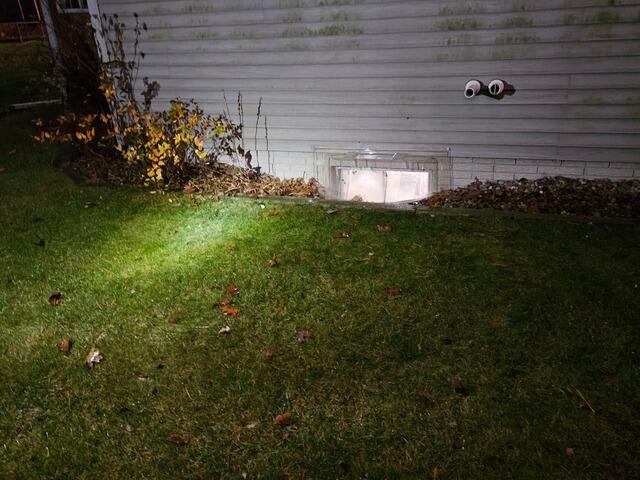 Egress Window Install Allows Safe Bedroom Addition in Basement in Rothschild, WI - Before Photo