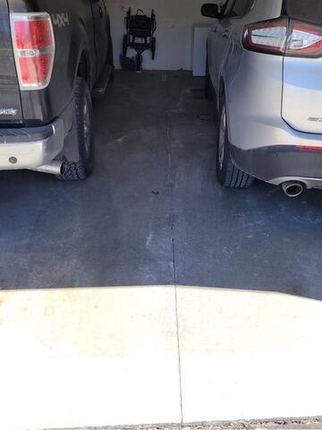 Cracking Concrete Driveway Leveling, Repair & Sealant in Mayville, WI - Before Photo