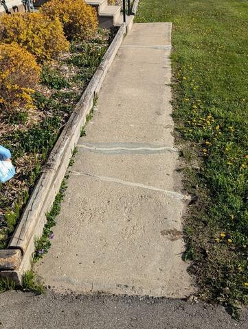 Sunken Concrete Lifted and Repaired in Little Suamico, WI - After Photo