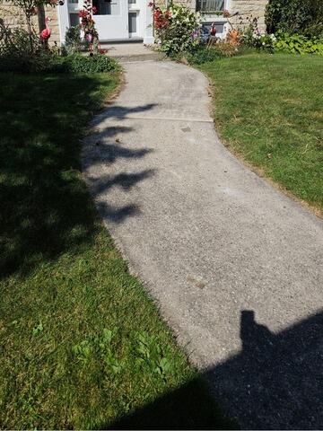 Sunken Sidewalk Lifted and Leveled in Oconto, WI - After Photo
