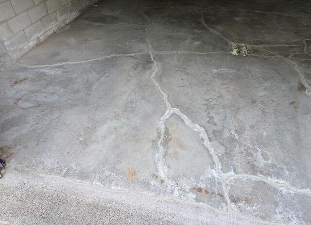 Cracked Concrete Garage Floor Repaired & Sealed in Minocqua, WI - After Photo