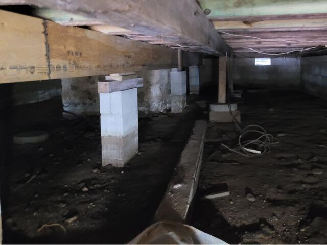 Crawl Space Water, Insulation & Humidity Repair in Minocqua, WI - Before Photo