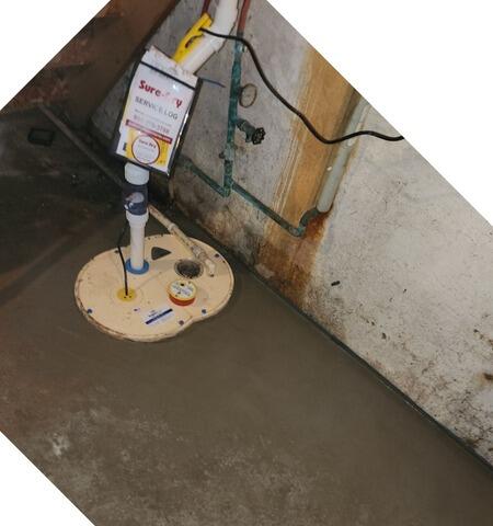 Basement Waterproofing & Drainage System Installation in Luxemburg, WI - After Photo