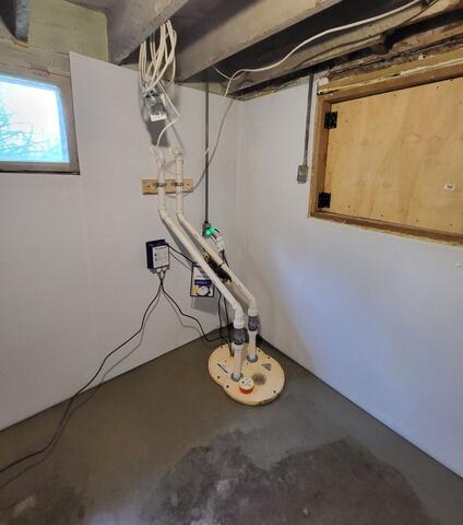 Wet, Moldy Basement Issues Resolved with Sump Pump & Drainage Upgrades in Green Bay, WI - After Photo