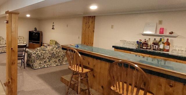 Failing Foundation Repaired & Stabilized Utilizing Wall Anchors in Manitowoc, WI - Before Photo