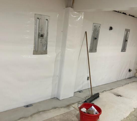 Failing Foundation Repaired & Stabilized Utilizing Wall Anchors in Manitowoc, WI - After Photo