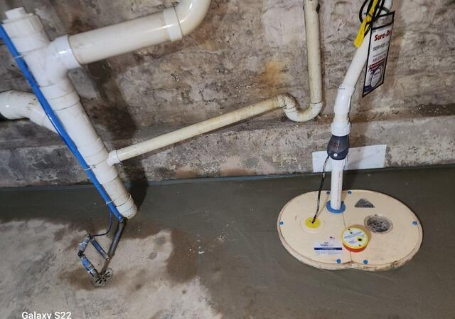 Wet Basement Waterproofing & Humidity Repair in New Franken, WI - After Photo