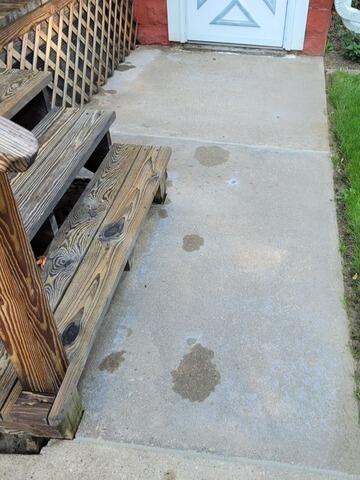 Sunken Driveway and Side Entrance Concrete Lifting in New London, WI