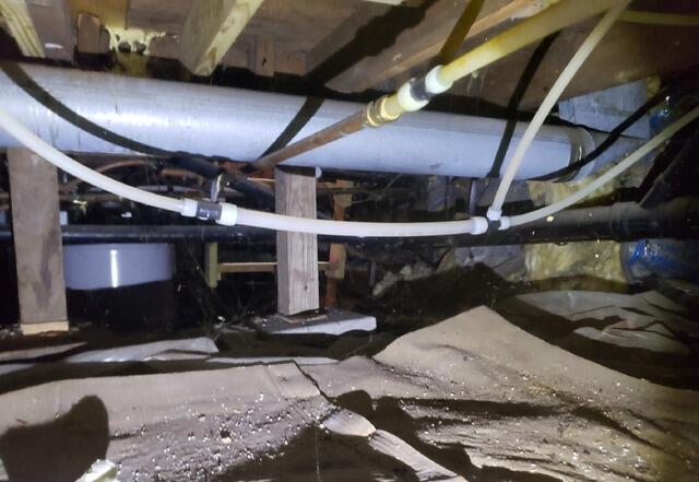 Crawl Space Encapsulation and Insulation in Wisconsin Rapids, WI - Before Photo