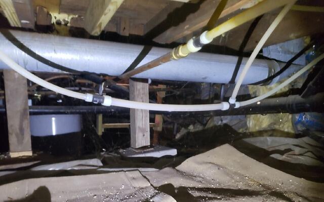 Sagging Floor Repair with Crawl Space Support in Wisconsin Rapids, WI - Before Photo