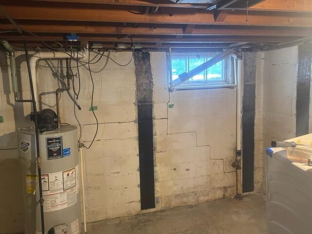 Bowing Basement Foundation Wall Repair in Wisconsin Rapids, WI - After Photo