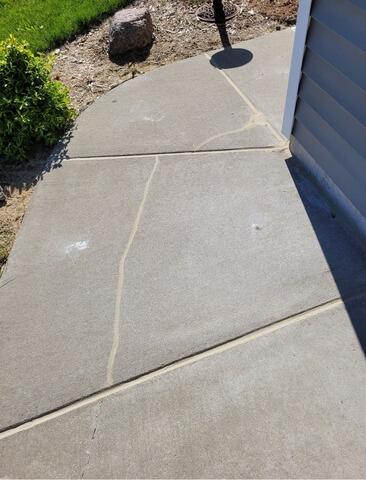 Concrete Leveling and Crack Repair in Greenville, WI - After Photo
