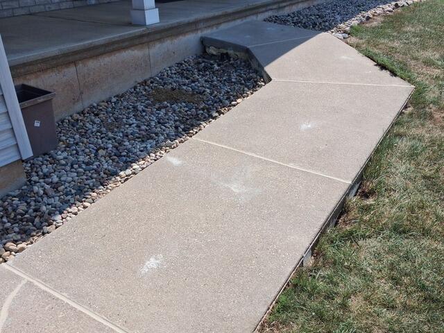 Settled and Cracked Concrete Repair in Greenville, WI