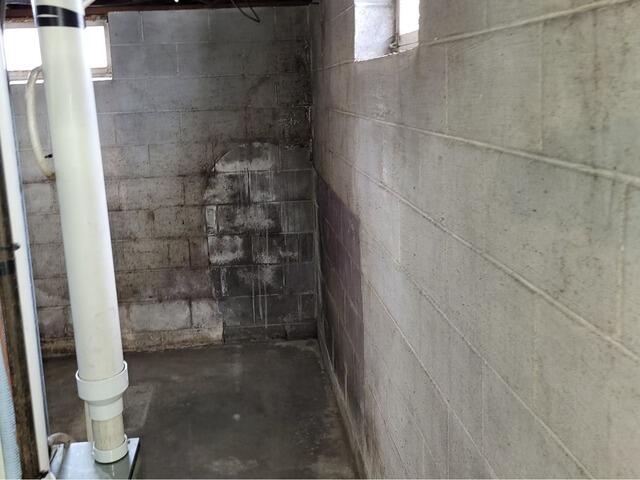 Basement Waterproofing and Sump Pump Installation in Merrill, WI - Before Photo