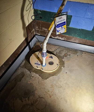 Basement Waterproofing with Interior Drainage in Merrill, WI - After Photo
