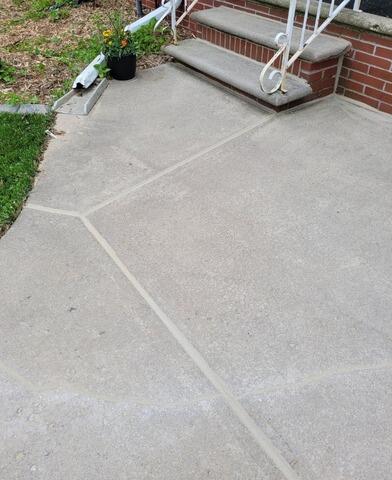 Concrete Driveway Leveling and Crack Repair in Green Bay, WI - After Photo
