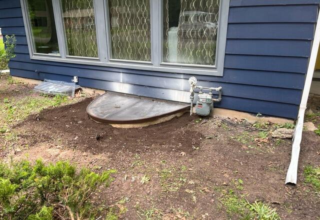 Two Basement Egress Windows Installed in Green Bay, WI - After Photo