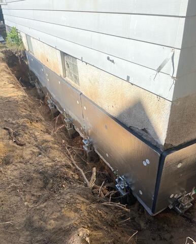 Foundation Settlement Repair with Push Piers in Green Bay, WI - After Photo