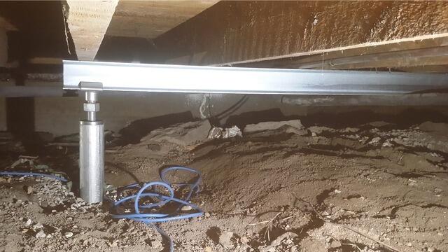 Failing Floor Supports Stabilized in De Pere, WI - After Photo