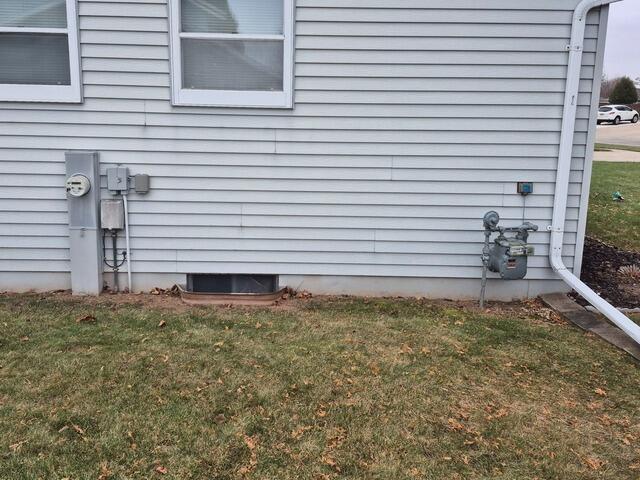 Egress Window Installation Adds Safety and Natural Light in De Pere, WI - Before Photo