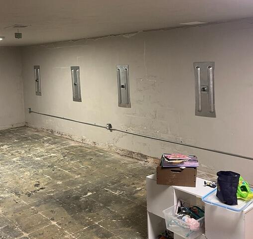 Failing Foundation Wall Repaired After Previous Patch Failed in De Pere, WI - After Photo