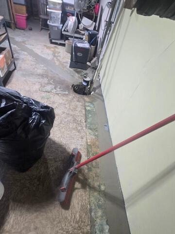 Wet Basement Waterproofed with Perimeter Drainage in Oneida, WI - After Photo