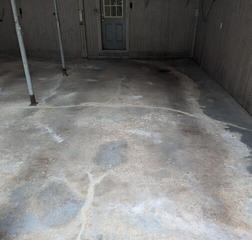Badly Cracked and Uneven Garage Floor Repaired in Oneida, WI - After Photo