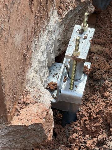 Failing Home and Garage Foundation Corner Stabilized in Wrightstown, WI - After Photo