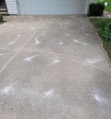 Sunken and Cracked Driveway and Front Walkway Repaired in Appleton, WI - After Photo