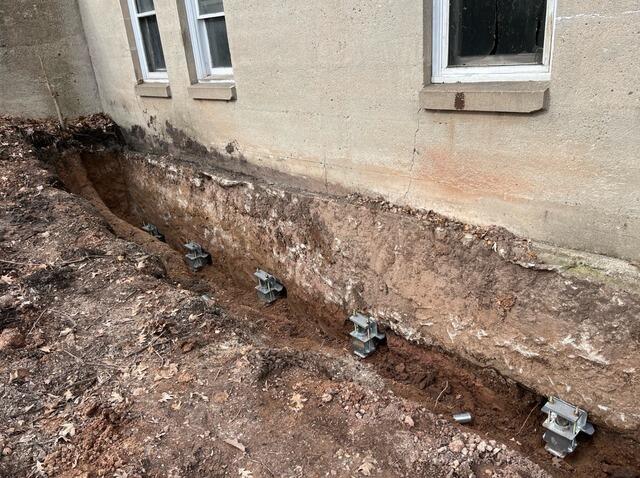 Settling Foundation Stabilized with Push Piers in Kaukauna, WI - After Photo