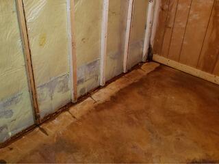 Basement Waterproofing System Installed In Townsend, WI