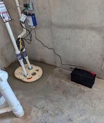 Basement Sump Pump Installation in Greenville, WI