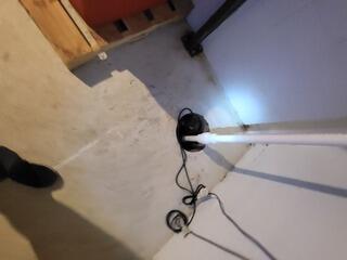 WaterGuard Basement Drainage System Installed In Hortonville, WI