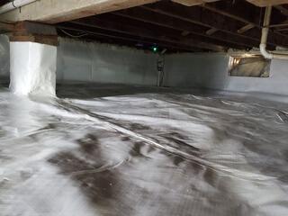 Crawl Space Insulated, Waterproofed & Humidity Controlled In Montello, WI