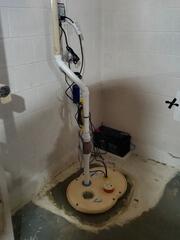 Sump Pump with Battery Back-up Installed in Westfield, WI