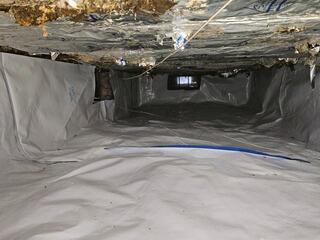 Crawlspace Encapsulation Repairs Home In Lac Du Flambeau, WI