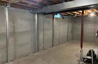 Failing Foundation Repaired In Sherwood, WI