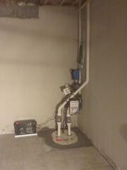 Failing Sump Pump Replaced With TripleSafe System In Sherwood, WI