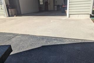 Cracked and Sinking Concrete Apron Lifted and Leveled in Marinette, WI