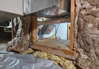 Crawlspace Insulated and Moisture Issues Resolved in Arkdale, WI