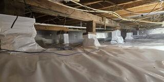 Crawl Space Moisture and Insulation Issues Resolved in Pittsville, WI