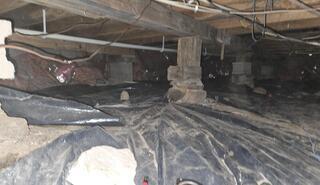Crawl Space Moisture and Insulation Issues Resolved in Pittsville, WI