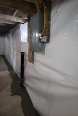 Stone Foundation Waterproofing & Encapsulation in Allenton, WI